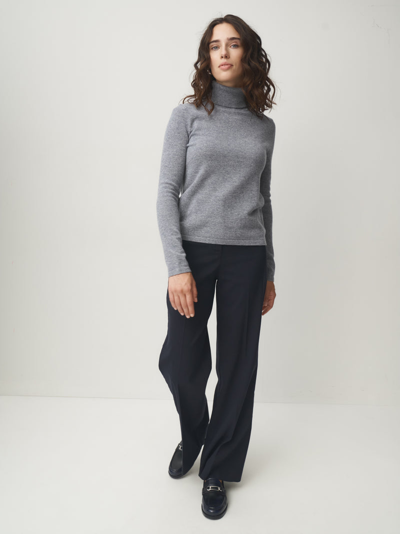 Cashmere Pullover Rollkragen // husky