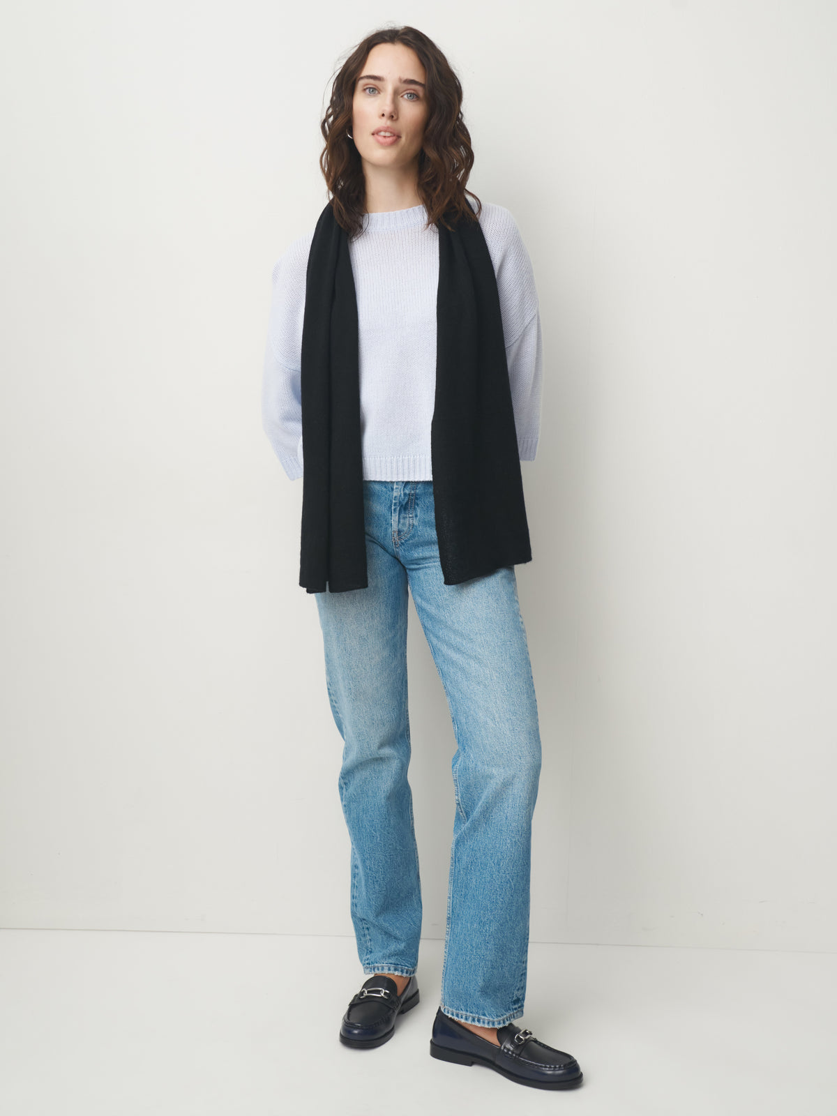 Cashmere Schal klein // schwarz