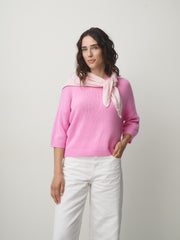 Cashmere Dreieckstuch klein // powder