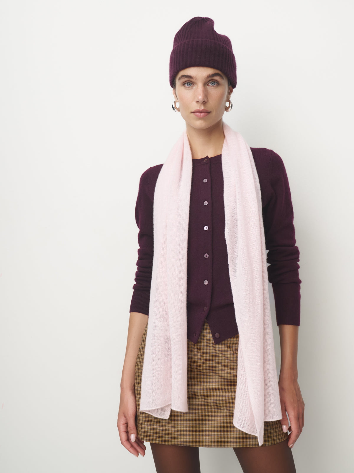 Cashmere Mütze // blackberry