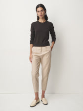 Cashmere Pullover Rundhals basic // wood