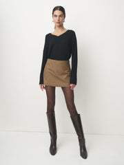 Cashmere Pullover VNeck // schwarz