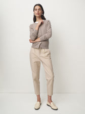Cashmere Strickjacke // timeless taupe