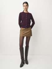 Cashmere Cardigan blackberry