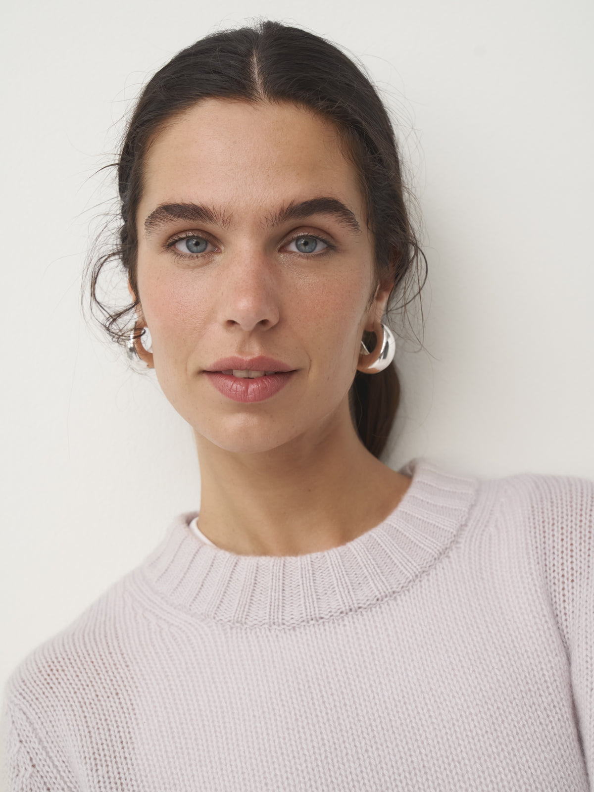 Cashmere Pullover Ziehband // alabaster