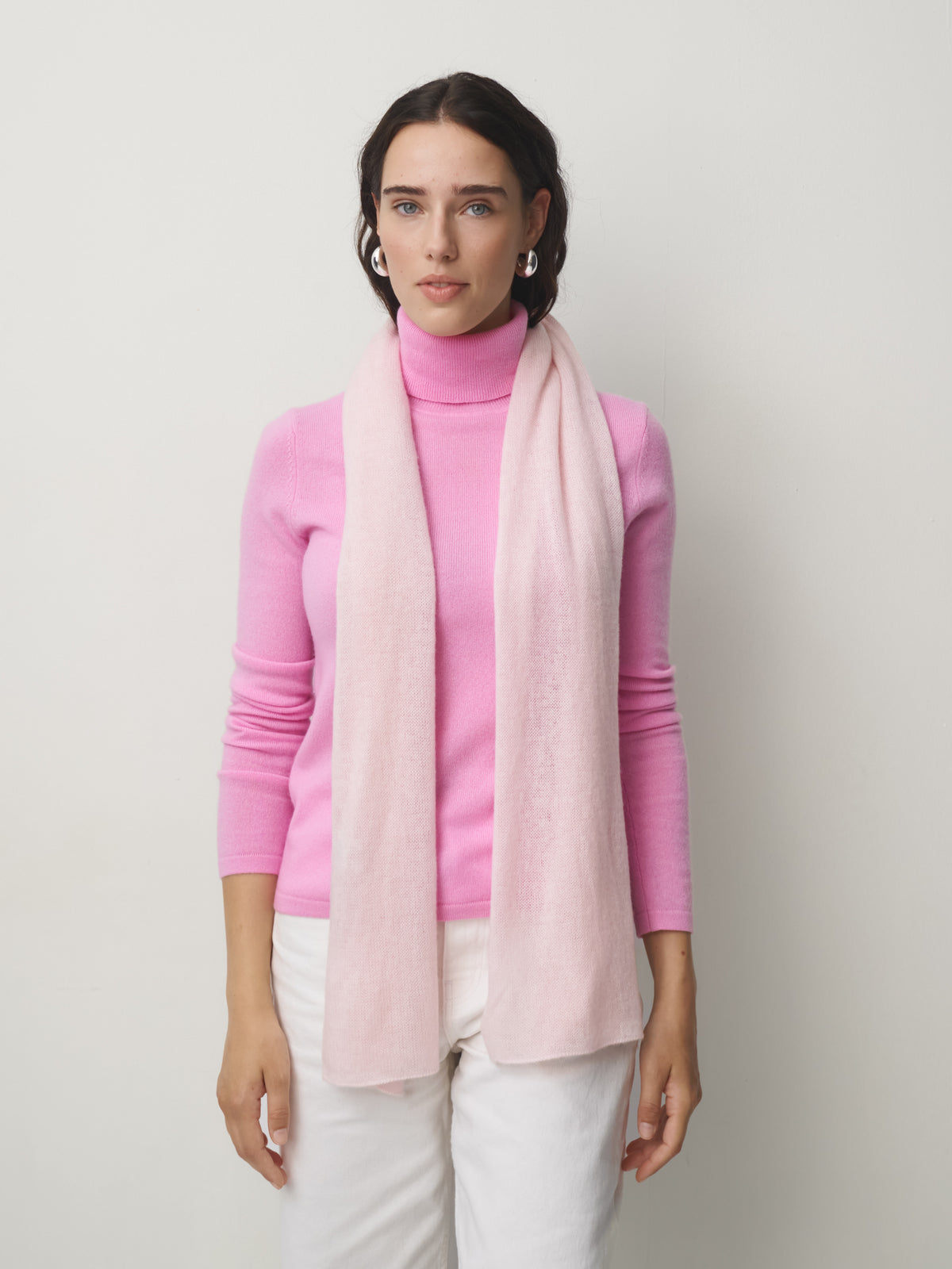 Cashmere Schal klein // powder