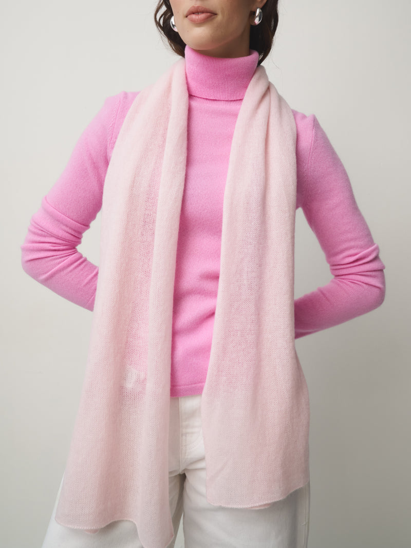 Cashmere Schal klein // powder