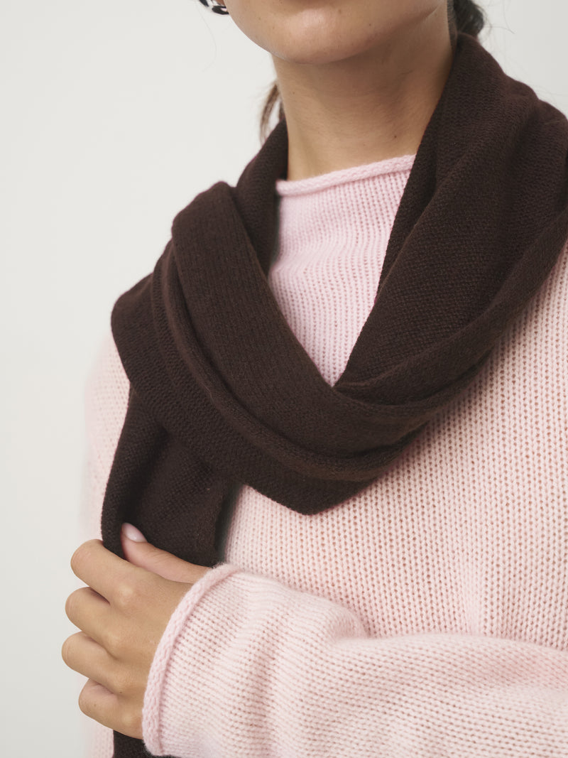 Cashmere Schal klein // wood