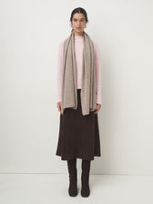 Cashmere Schal groß // timeless taupe