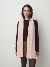Cashmere Schal groß // powder