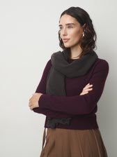 Cashmere Schal groß // wood