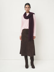 Cashmere Schal groß // blackberry