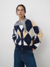 Cashmere Dreieckstuch klein // husky