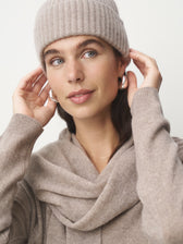 Cashmere Beanie beige