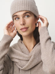 Cashmere Beanie beige