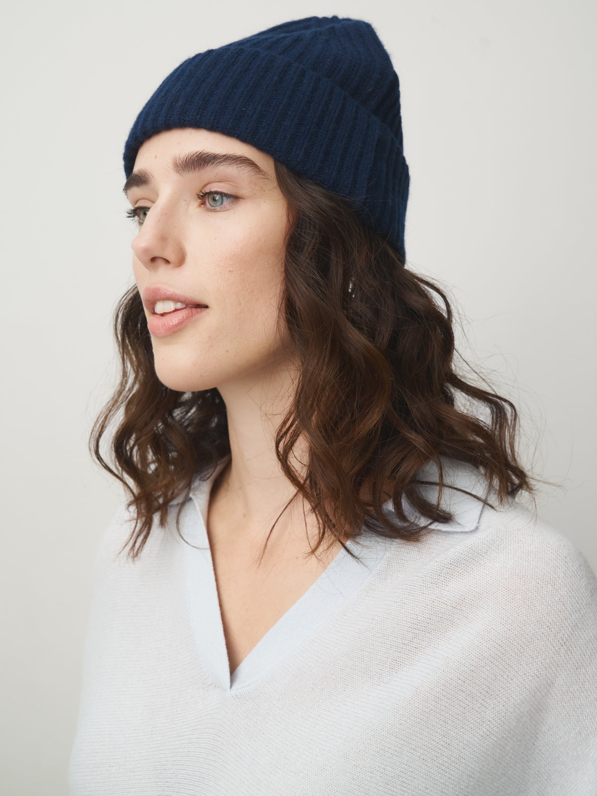 Cashmere Mütze // navy