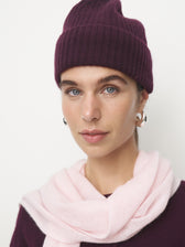 Cashmere Mütze // blackberry