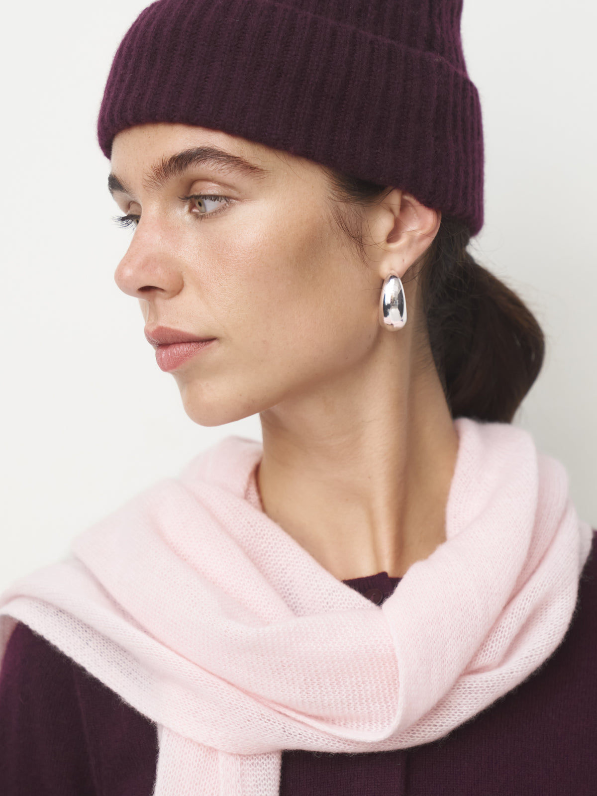 Cashmere Mütze // blackberry