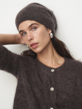 Cashmere Mütze gebrusht // wood