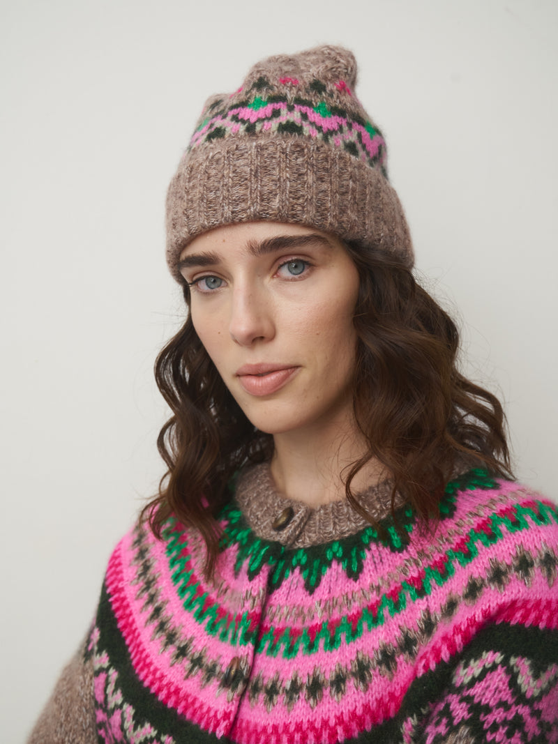 Cashmere Mix Mütze Norweger
